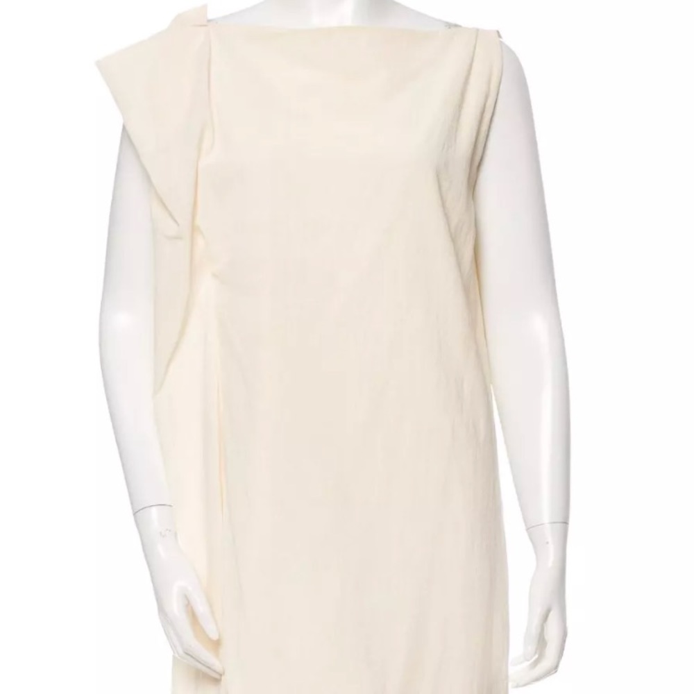 Bottega Veneta Creme Midi Dress